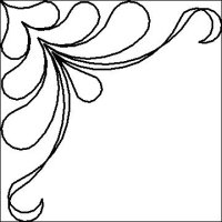 (image for) Feather and Curl Circle Fill-L04088*