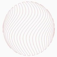 (image for) Sphere_Crosshatch Wave Vertical Lines wo Outside Circle 00040dc *