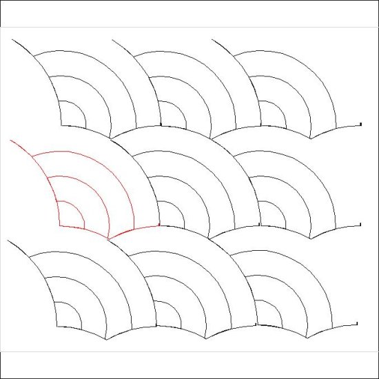 (image for) Baptist Fan Simplified 4 Arcs-L05402 - Click Image to Close