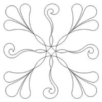 (image for) 54 40 Feather and Curl Block-L01841*
