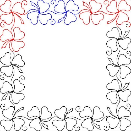 (image for) 3 Leaf Clover_Border and Corner_1-L06204