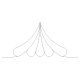 (image for) Feather Fan Triangle p2p-L04164*