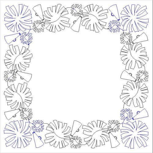 (image for) Cheer Border and Corner-L02799*