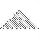 (image for) Coils Diagonal Triangle 8-L02130*