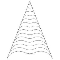 (image for) Mardi Gras_Rippled Line_Triangle-L01242