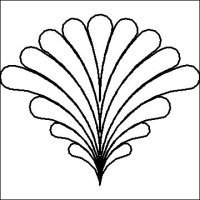 (image for) Beths Feather Fan 1- L00260*