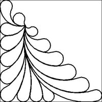 (image for) Log Cabin Feathers 8-L02011*