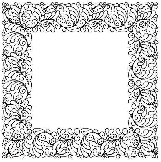 (image for) Feather Fantasy_border and corner_2-L00475
