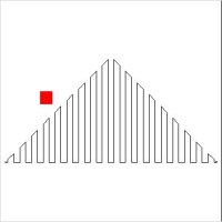 (image for) Half Inch Parallel Lines Triangle p2p-L04540*