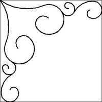 (image for) Curl Corner Simple Fill-L03557*