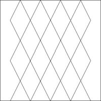 (image for) Diamond Crosshatch-L01011
