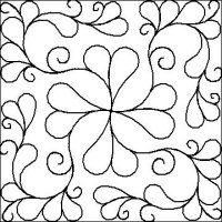 (image for) Feather and Curl Block 3-L04084*