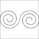 (image for) Double Swirl Border-L03925*
