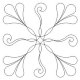 (image for) 54 40 Feather and Curl Block-L01841*