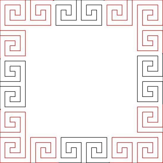 (image for) Greek Key_border and corner-L06187