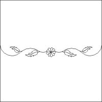 (image for) Daisy and Leaf Sash-L03694*