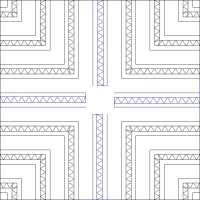 (image for) Keys and Triangles_Border and Corner-L05584