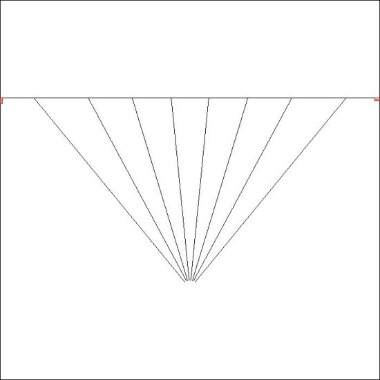 (image for) 8 Degree Rays Triangle_p2p-L06381