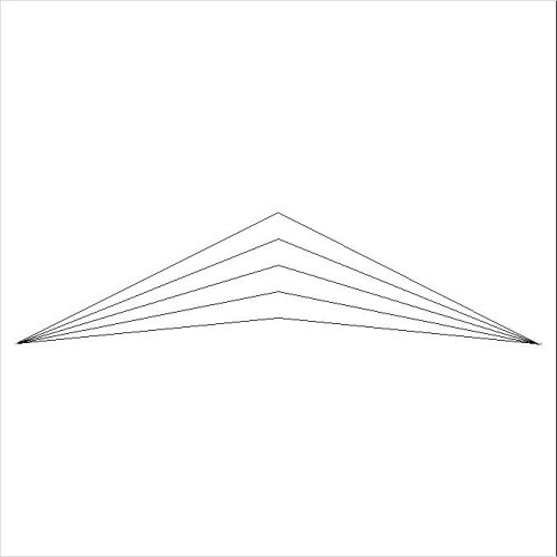 (image for) 30 Degree 5 Line Long Triangle-L04841*