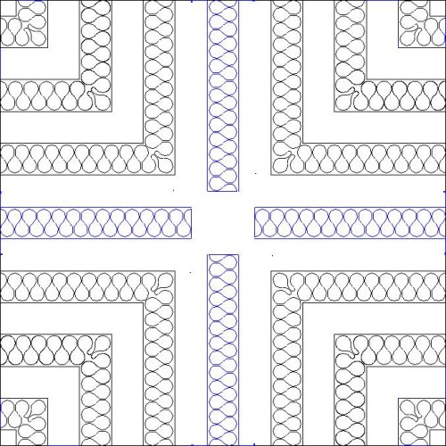 (image for) Keys and Loops_Border and Corner-L05580