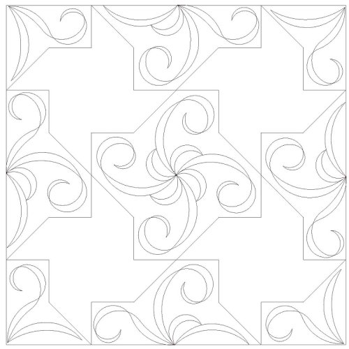 (image for) Pinwheel Swirls Set-L00455