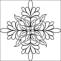 (image for) Triple Irish Chain_Leaves and Feathers_block-L01179