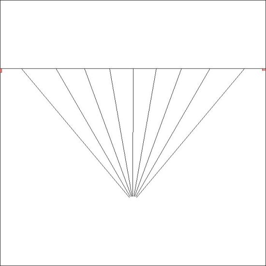 (image for) 9 Degree Rays Triangle_p2p-L06383