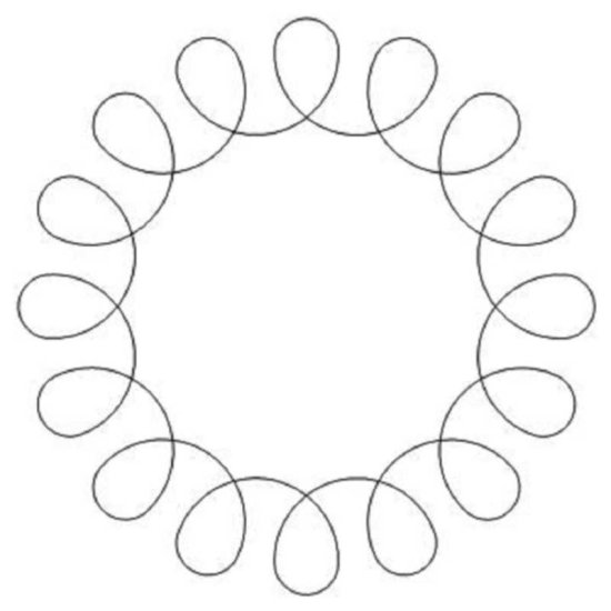 (image for) 16 Loop Circle Block-L01790*