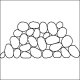 (image for) Pebble Hexagon Half-L02095*
