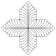 (image for) Feather Cross 3-L02837*