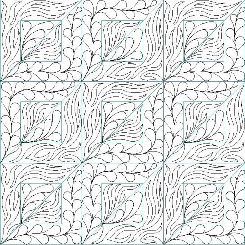 (image for) Feather and Fern Blocks-L01512*