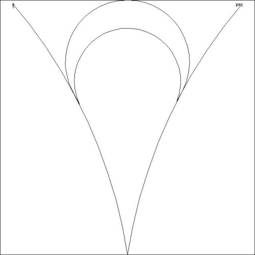 (image for) Bullseye Doubled Feather Triangle_p2p-L05322