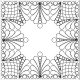 (image for) Picket Feather and Beads Border and Corner-L04680