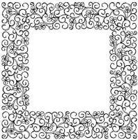 (image for) Shamrock and Ribbons_wide_border and corner-L00621