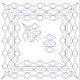 (image for) Diamonds and Ovals Border and Corner-L04931*
