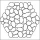 (image for) Pebble Hexagon Set-L02097*