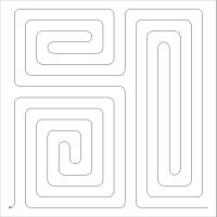 (image for) Spiral Squares and Rectangles E2E-L04946*