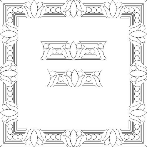 (image for) Annas Tulip_Border and Corner-L06643
