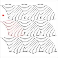 (image for) Baptist Fan Simplified 11 Arcs-L04812*