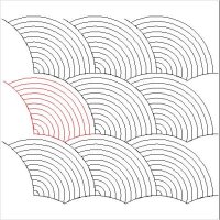 (image for) Baptist Fan Simplified 12 Arcs-L04813*