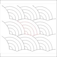 (image for) Baptist Fan Simplified 5 Arcs-L05508