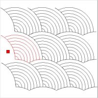 (image for) Baptist Fan Simplified 9 Arcs-L04810*