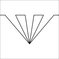 (image for) Barbs Rays Triangle-L06828