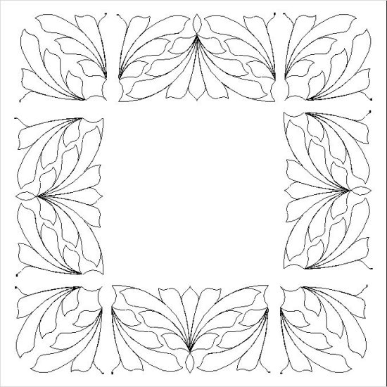 (image for) Acanthus Border and Corner 6-L05104*
