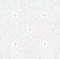 (image for) Picket Fence Pinwheel and Stipple-L00569