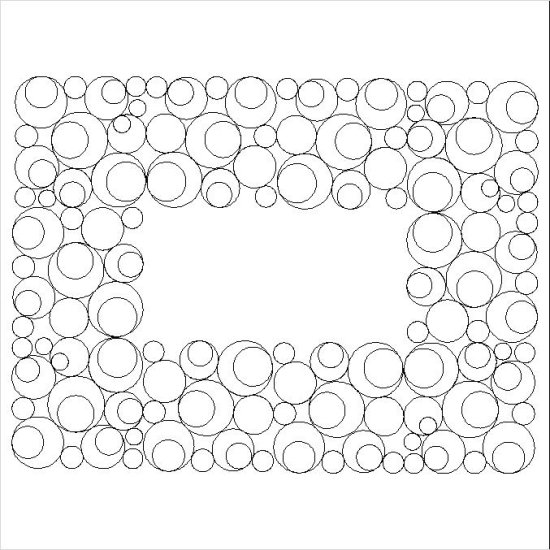 (image for) Bubble Border and Corner 2-L02305*