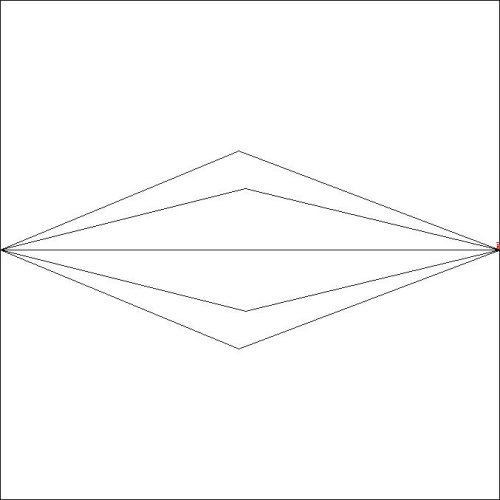 (image for) Bullseye Leaf and Bud Triangle_p2p-L05318