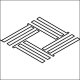 (image for) 60 Degree Weaving Lines Diamond-L03203*