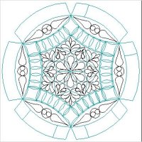 (image for) Hexagon Star Wedding Ring Set-L04576*