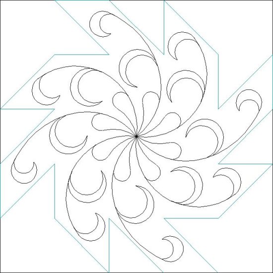 (image for) Cathys Star Wreath Center-L05099